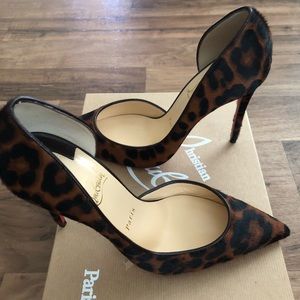 Christina Louboutin Iriza Pony Leopard